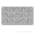 Chocolate Letter Molds 3D Christmas Fondant Molds Silicone Candy Supplier